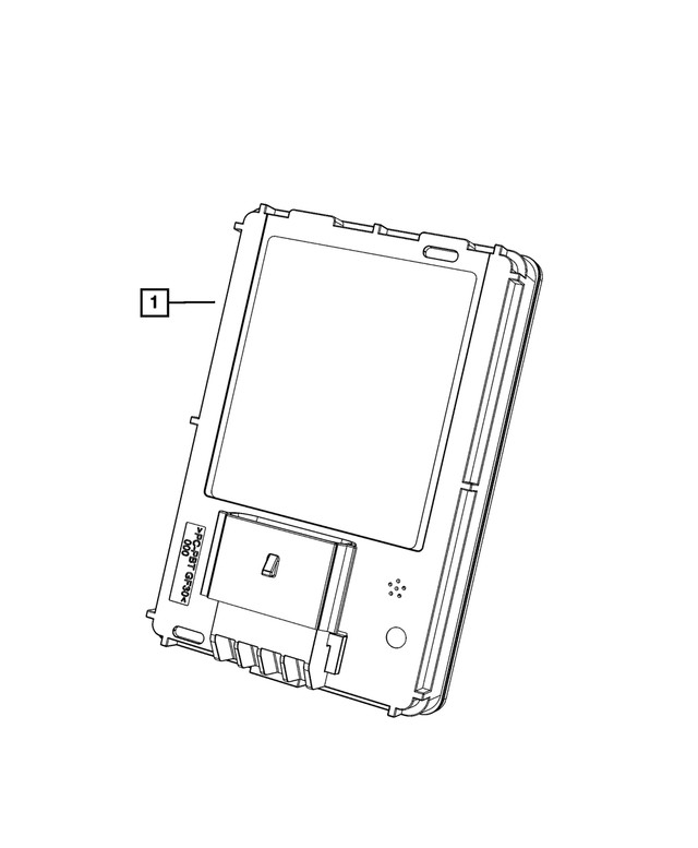 Genuine Mopar Blind Spot Detection Module 68454896aa