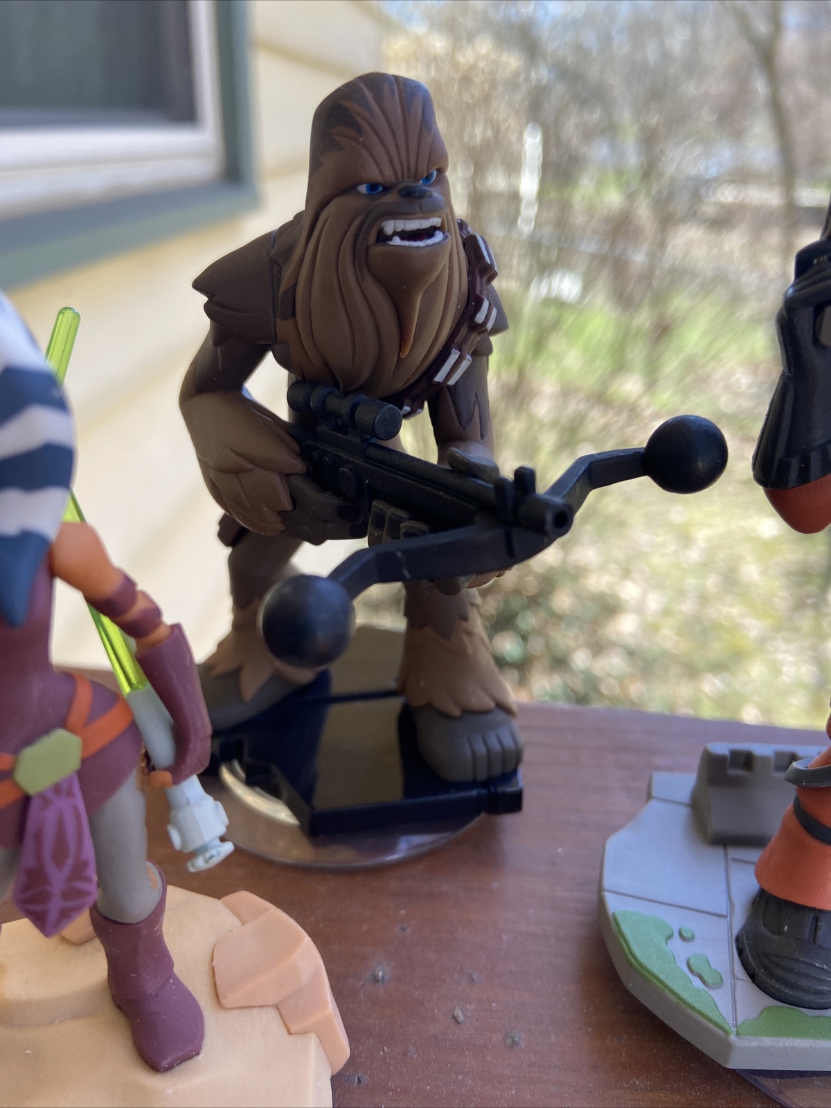 (5)Disney Infinity Star Wars 3.0 Figures - Anakin Leia Chewbacca