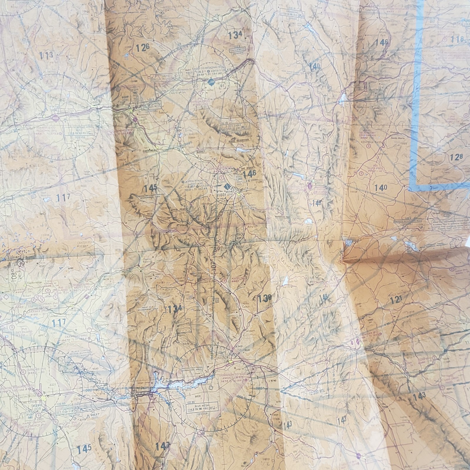 Aeronautical Chart Denver 1995