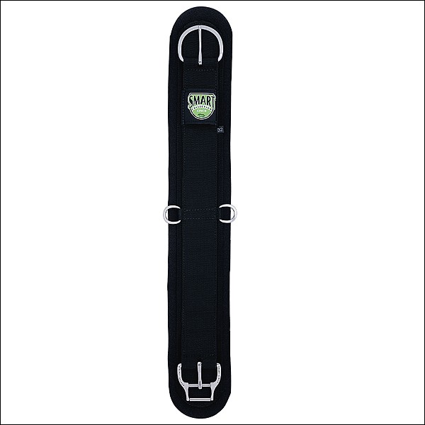 61WL 26 Inch Weaver Horse Tack Black Neoprene Straight Smart Cinch Girth