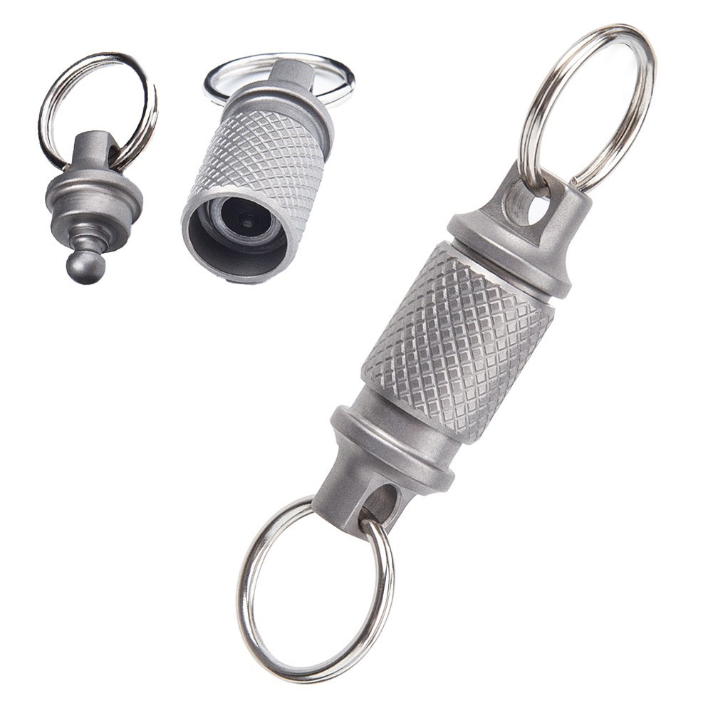 Key Ring Keychain Bags Belt Loops�� Rotatable Quick Release 2 Types