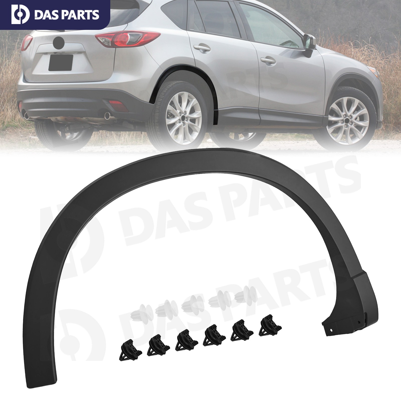 Rear Right Wheel Arch Fender Flare Molding Trim RH For 2013-2016 Mazda CX-5 CX5