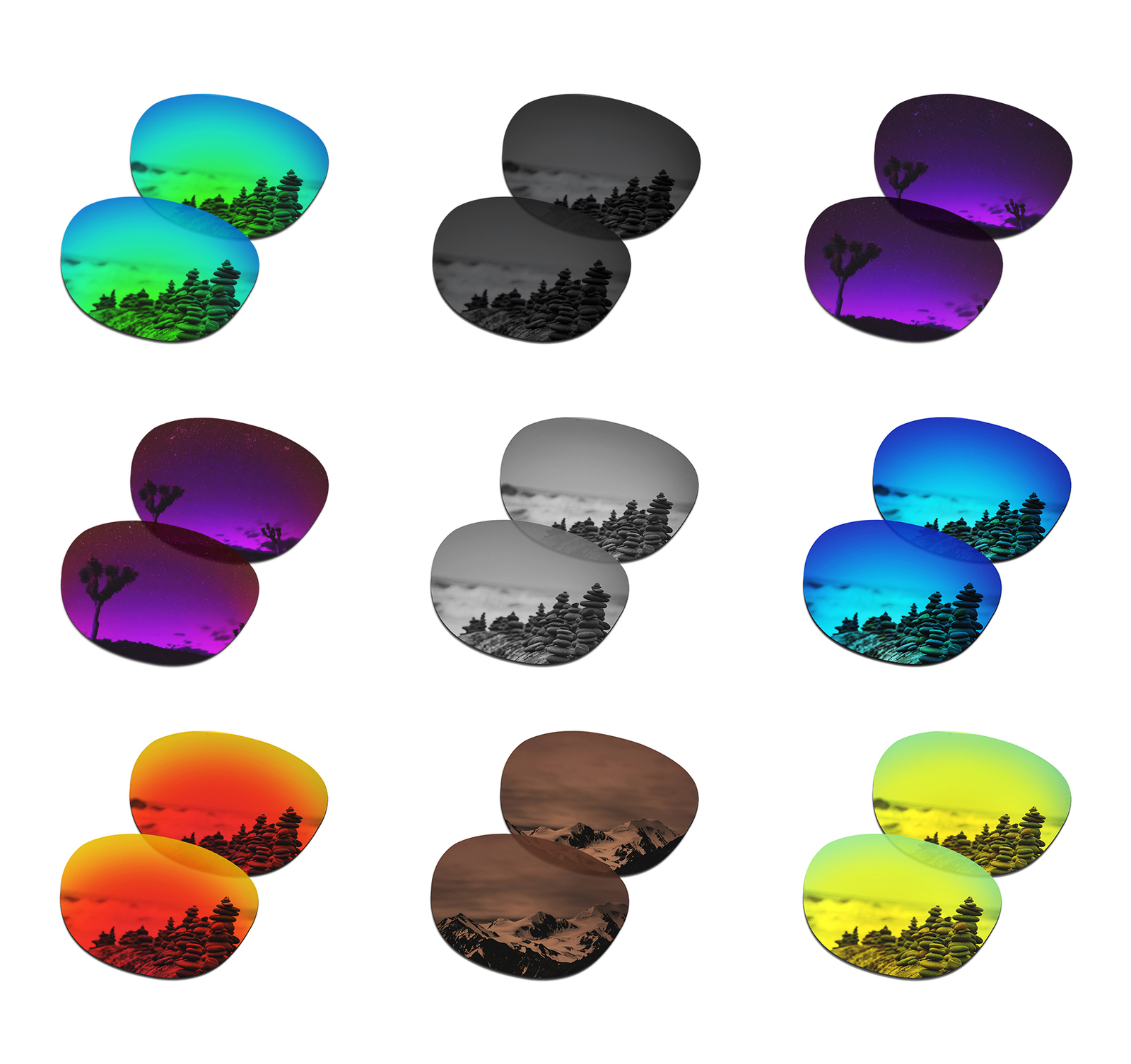 SmartVLT Polarized Replacement Lenses for-Oakley Low Key OO9433-54mm - Multiple