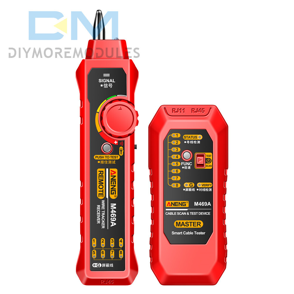 ANENG M469A Multifunctional Network Cable Tracker Networking Analyzer RJ45 /RJ11