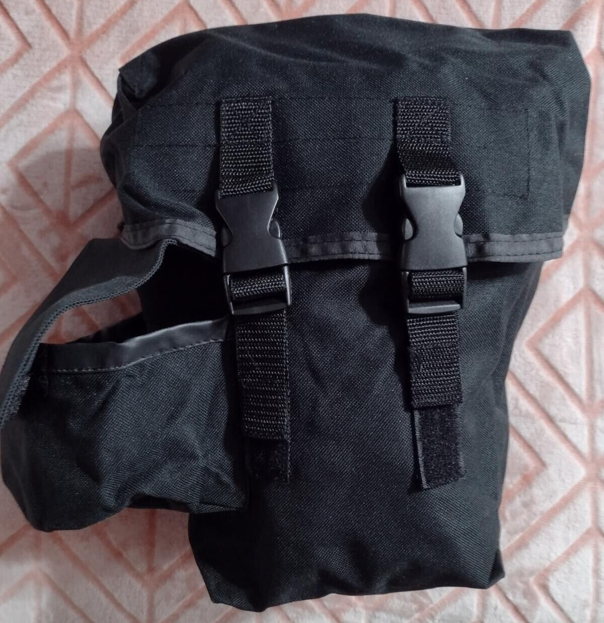 NYLON BACKPACK 12 X 9 X 5 MILITARY GRADE with ADJUSTABLE SHOULDER & WAIST STRAPS