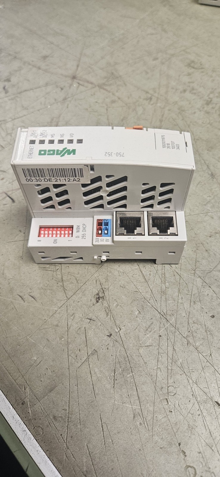 Wago 750-352 Ethernet Coupler 2 Port 750352