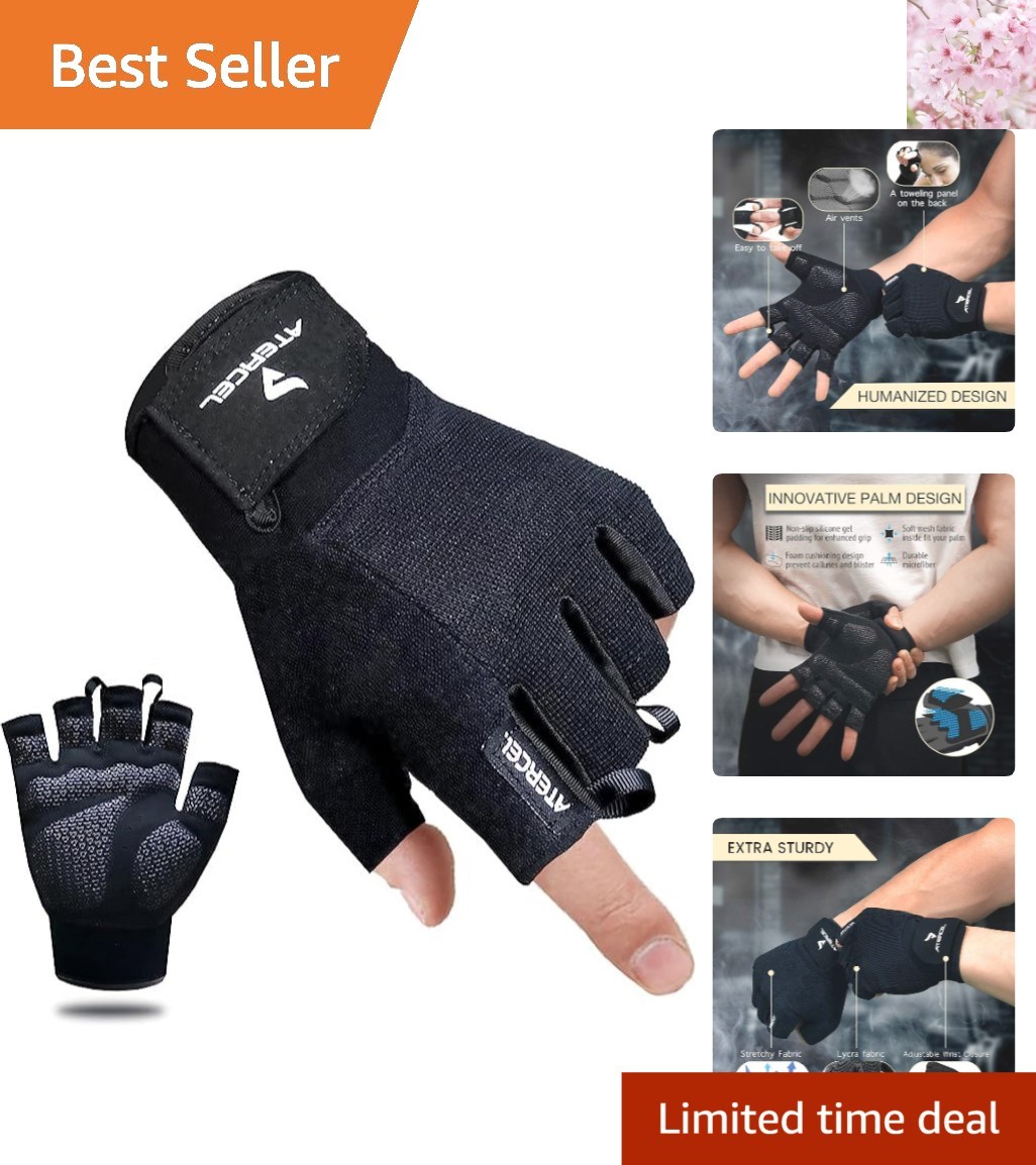 Durable and Lightweight Gym Gloves - Medium Size for Optimal Grip and Comfort