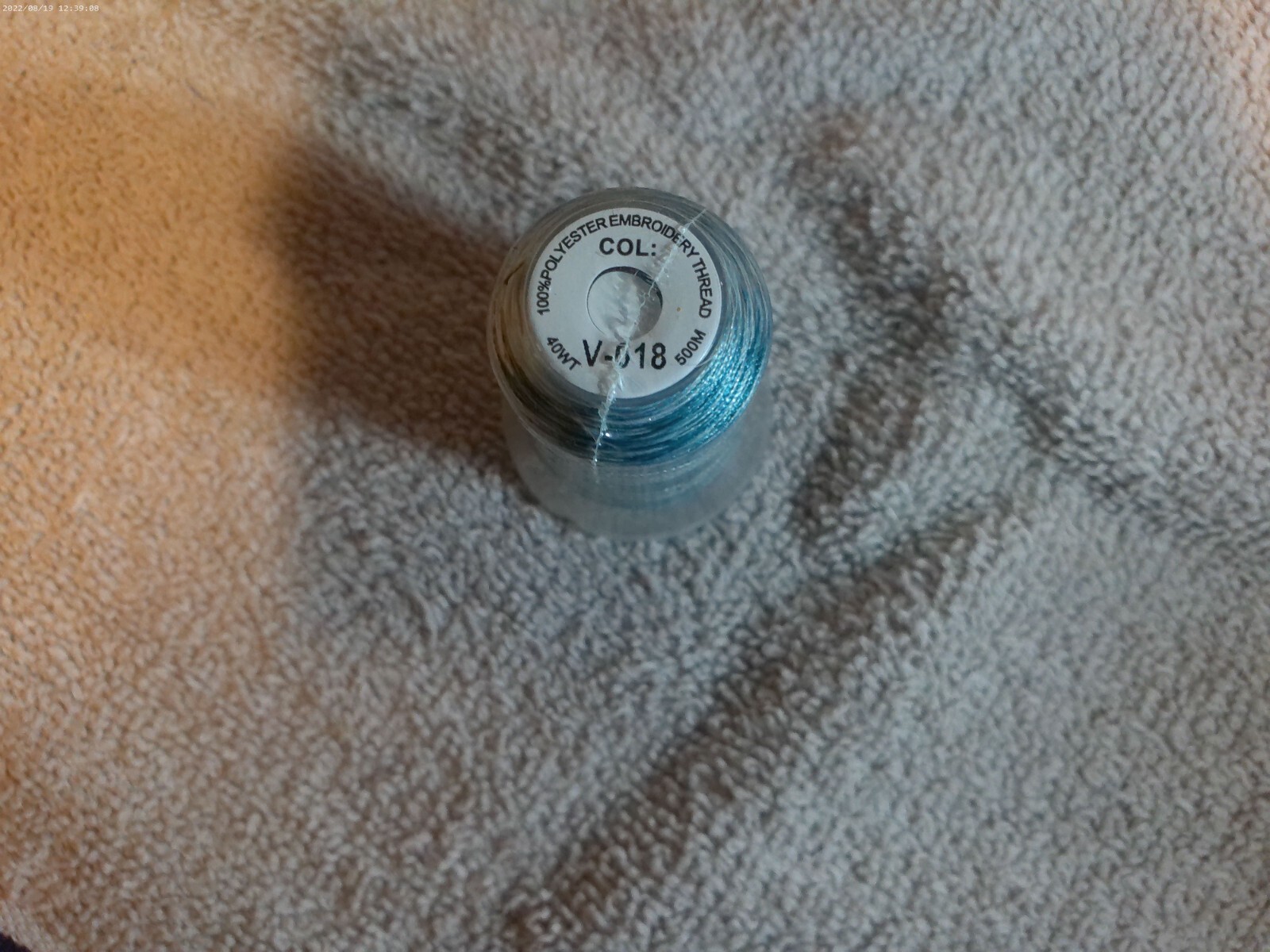 Lot of 2-100% polyester embroidery thread V-018