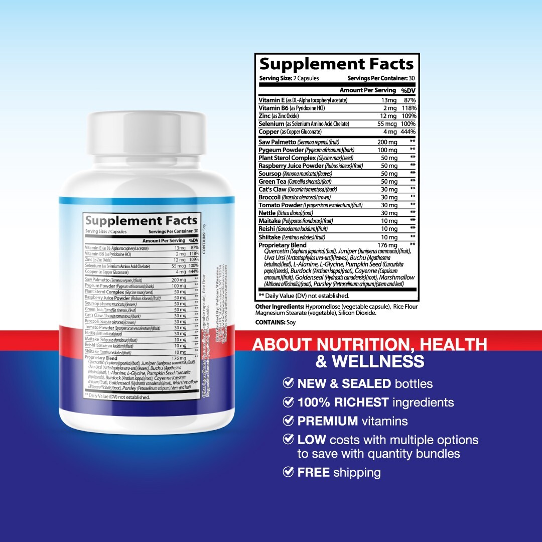 Prostate Plus +- Prostate Support- 60 Capsules