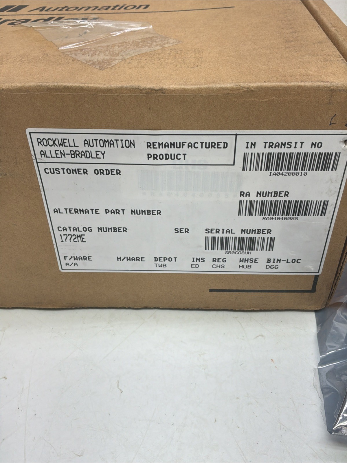 Allen Bradley 1772-ME Ram Memory Module NIB