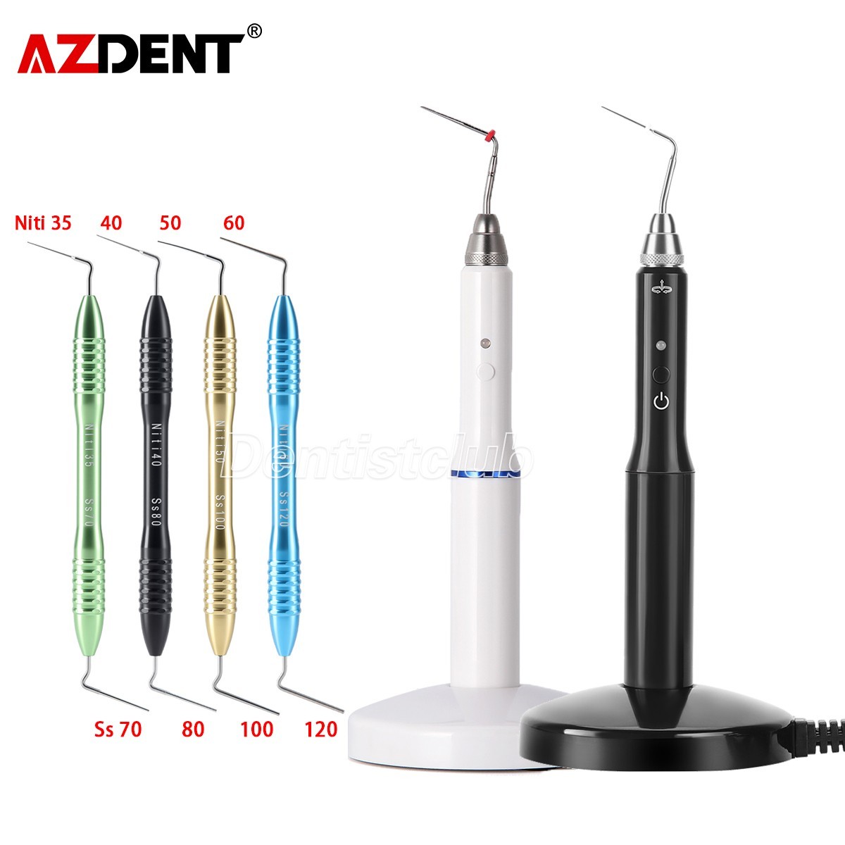 Dental Obturation System Gutta Percha Endo Heated Pen /Endo Hand Plugger Tips