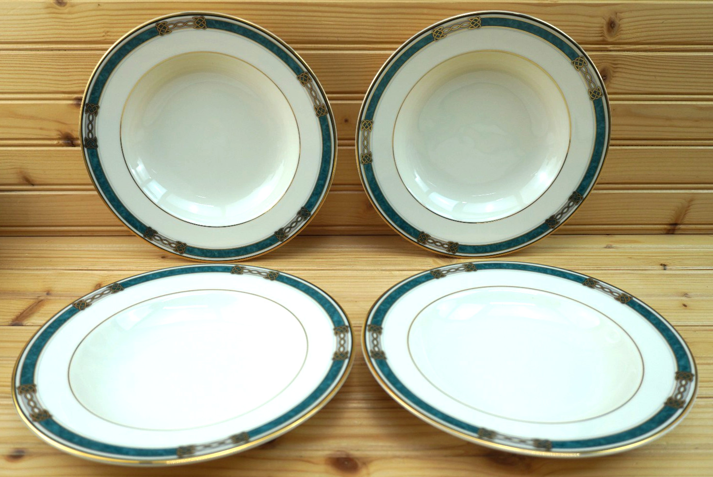 Mikasa Golden Legacy (4) Soup Bowls, 8 3/4"   (S10)