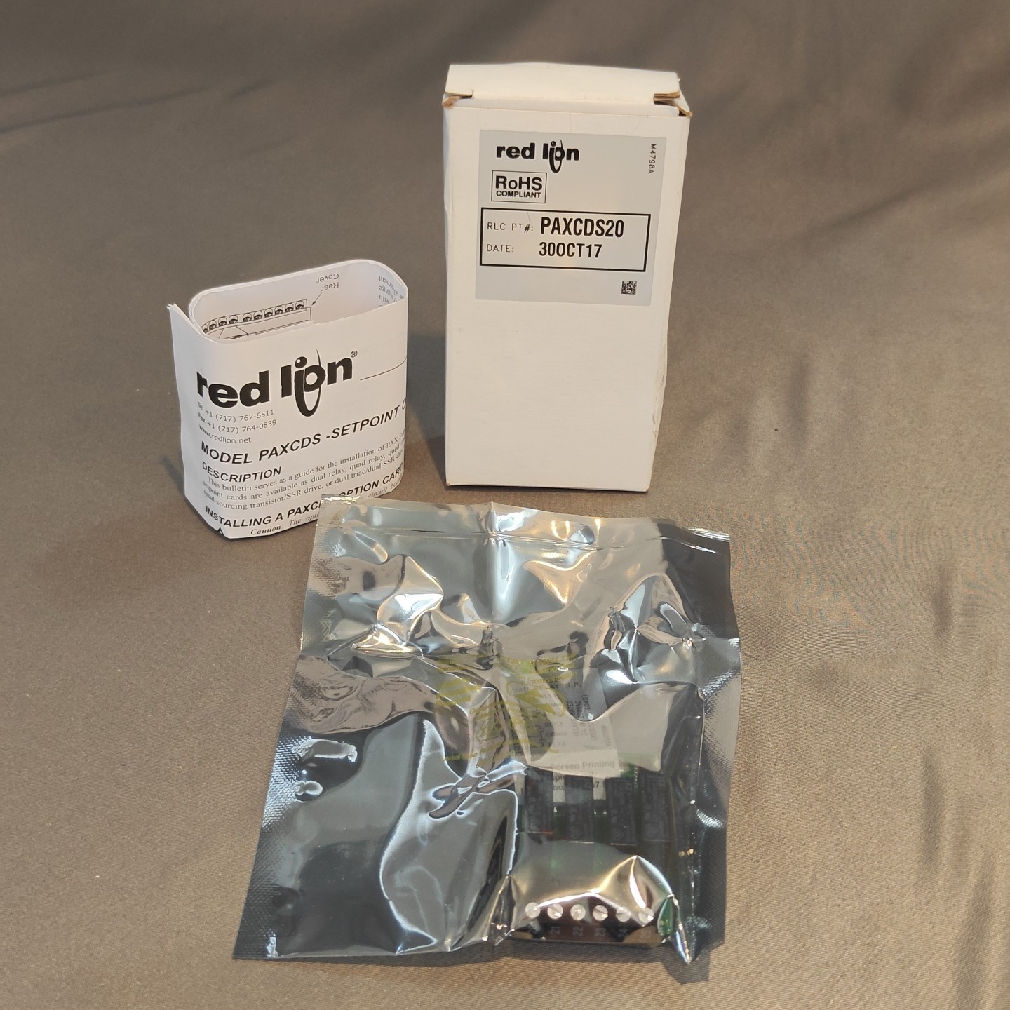 Red Lion Controls PAXCDS20 Option Card Output 4 Relay