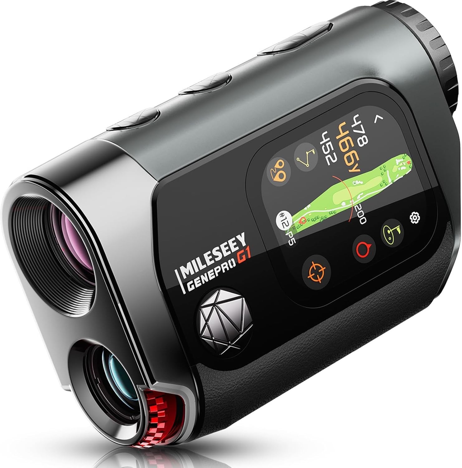 GenePro G1 Touchscreen & GPS Rangefinder with Slope, 43000+ Preloaded Courses, 1