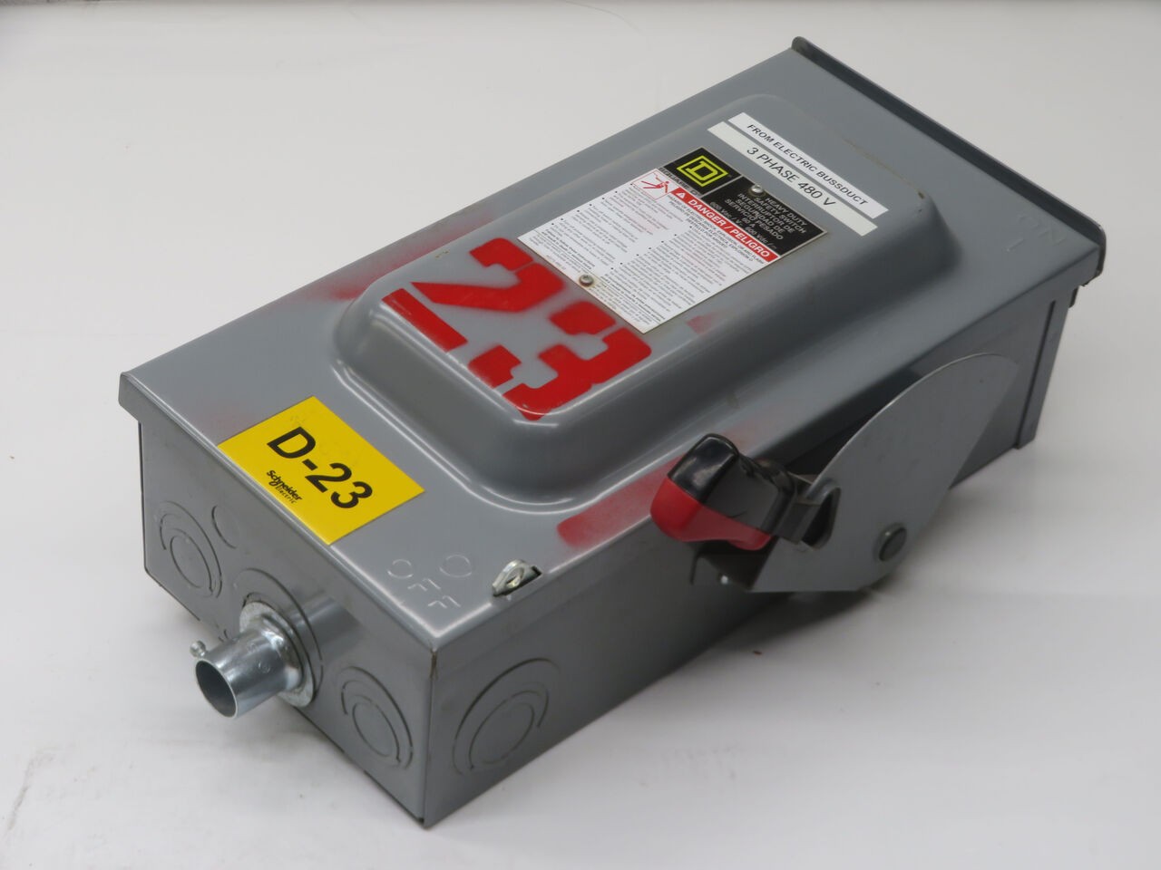 SQUARE D HU362RB SAFETY SWITCH T245381