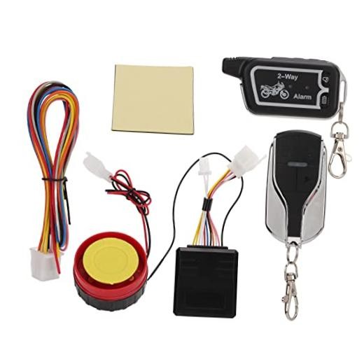 Motorcycle Alarm System - Two Way Alarm - Vibration Sound Alert LCD Remote