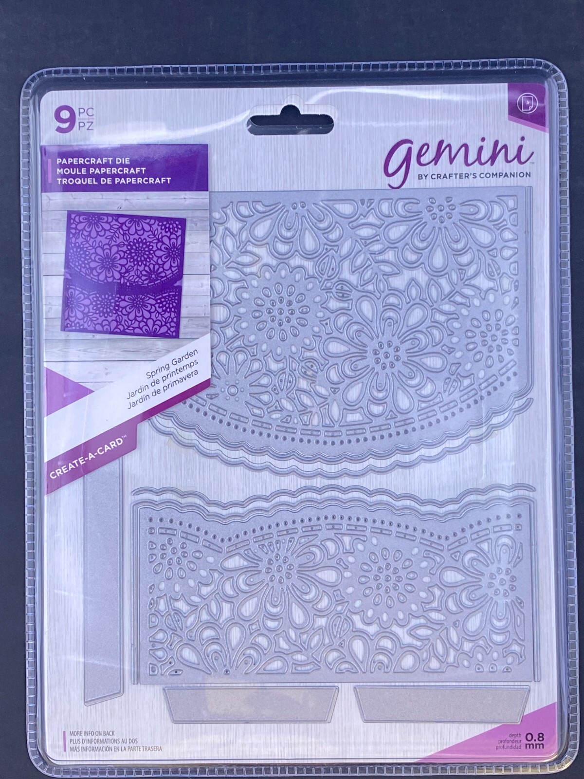 Crafter's Companion Gemini Spring Garden Create A Card Cutting Craft Die