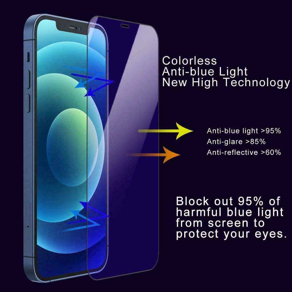 For iPhone 11 Anti-Blue Light Tempered Glass Screen Protector , Case Friendly