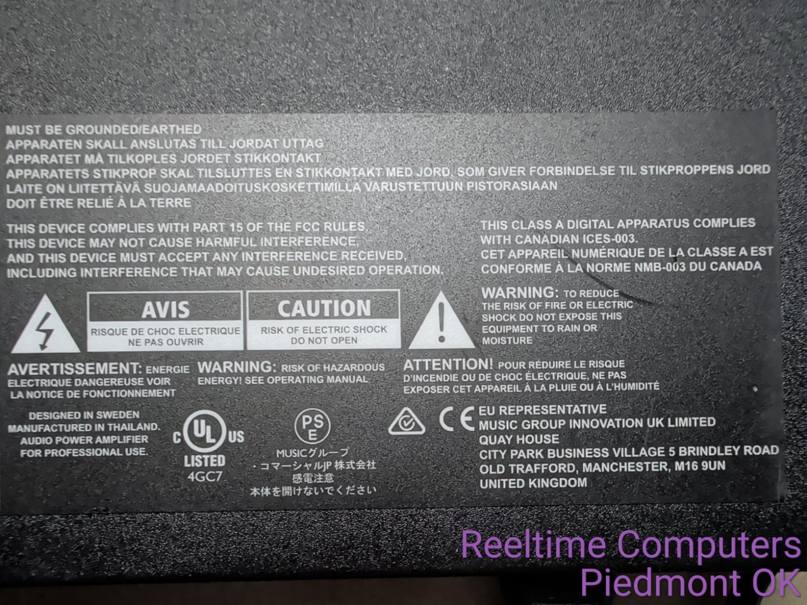 Lab Gruppen E 12:2 1200W 2-Channel Rackmount Power Amplifier Tested