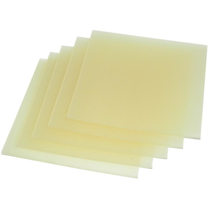 Sheet Wax, Translucent, 4" x 4", 24 Gauge, Item No. 21.416
