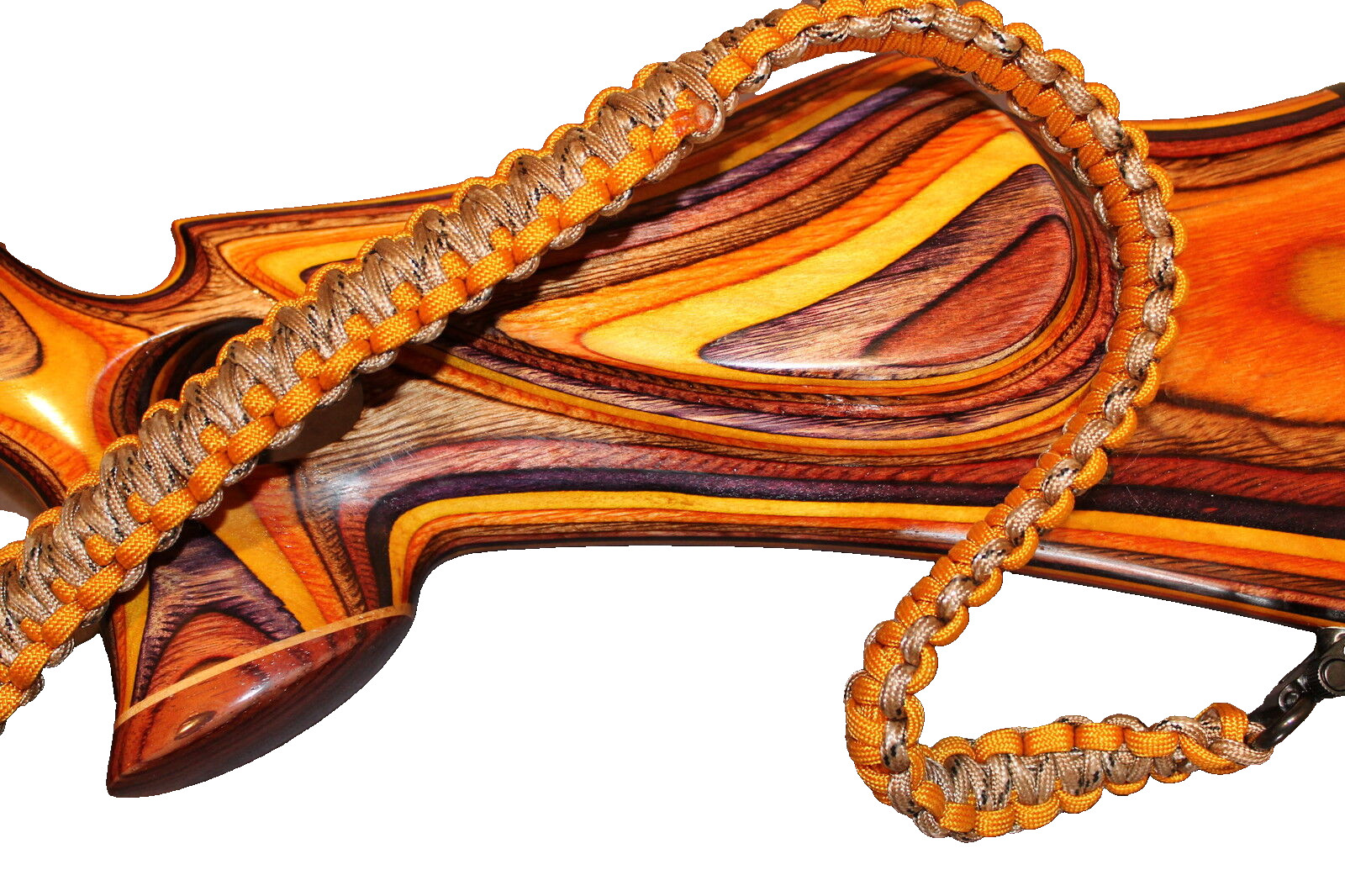 Paracord Rifle Shotgun Sling GOLDENROD / DESERT CAMO Gun Sling gunsling