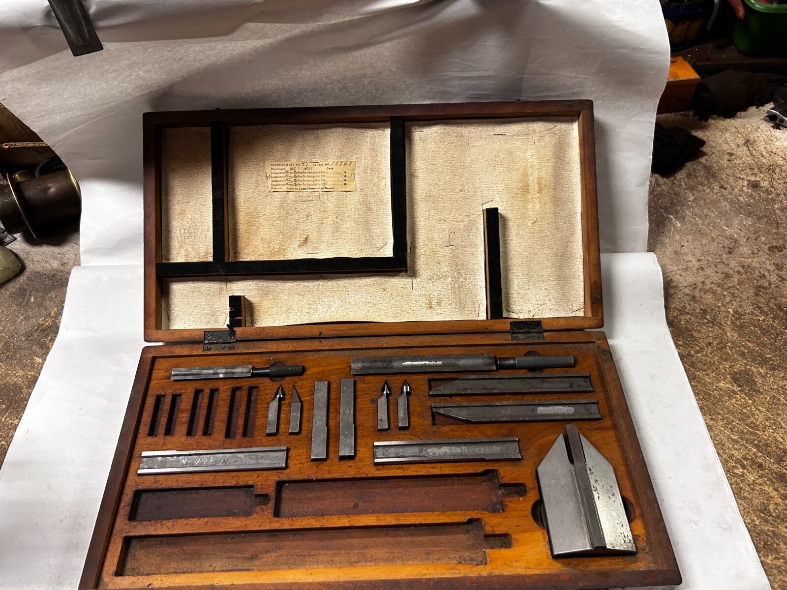 MACHINIST StBkCs TOOLS LATHE MILL  Johansson Dearborn Gage Blocks Height ?