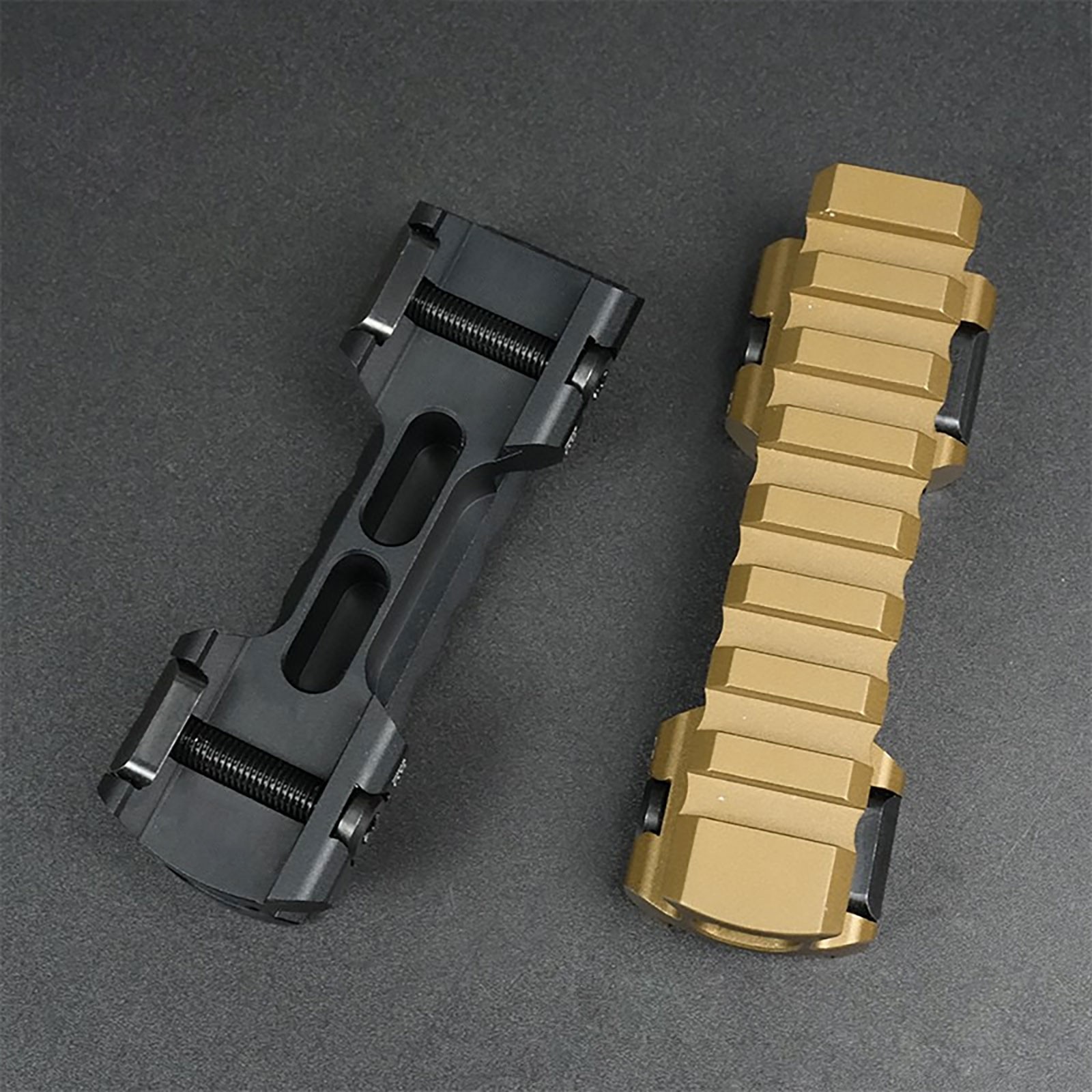 Low Profile Riser Mount for Flashlight & Laser Sight, Fits 20mm Picatinny Rail