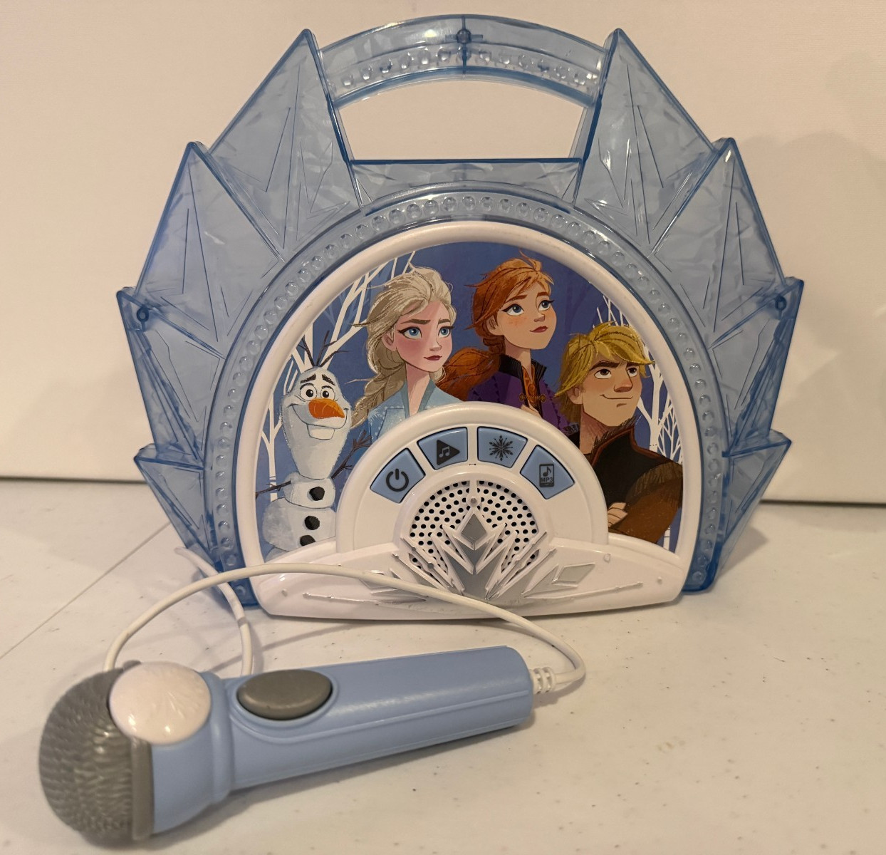 FROZEN 2 Sing Along Boombox Karaoke System Microphone Disney Princess