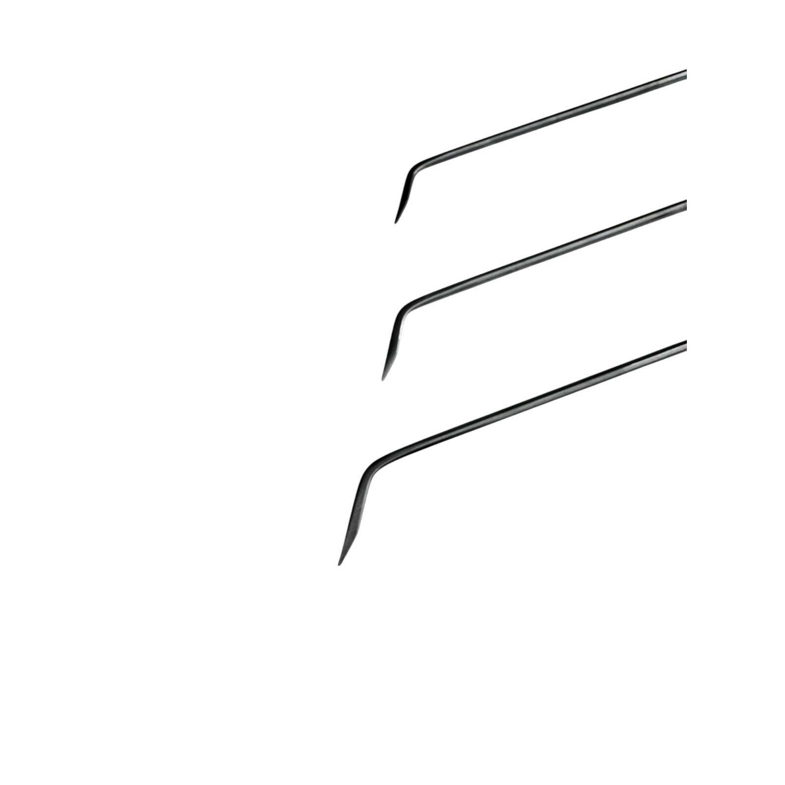 Zyphor Edition 3-Piece Sharp Tip Single Bend Steel PDR Tools – Paintless Dent