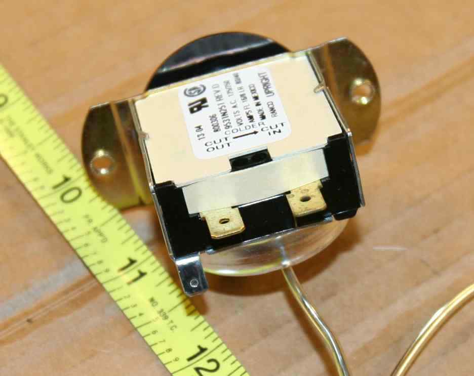 Replacement for TRUE 800306 Air Sensing Refrigerator Thermostat