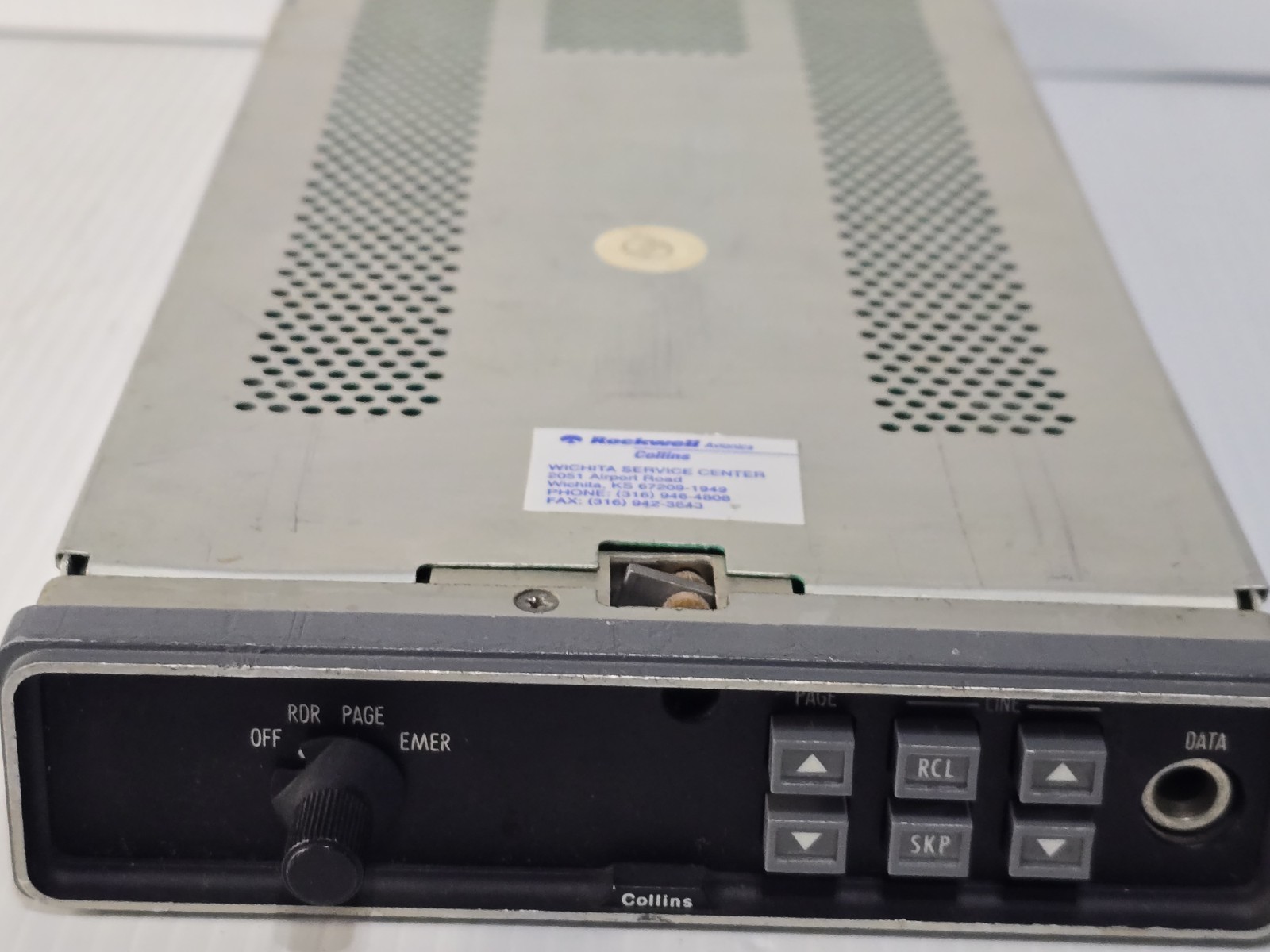 Collins DCP-300 Display Control Panel P/N 622-5109-008 - As Removed, Untested