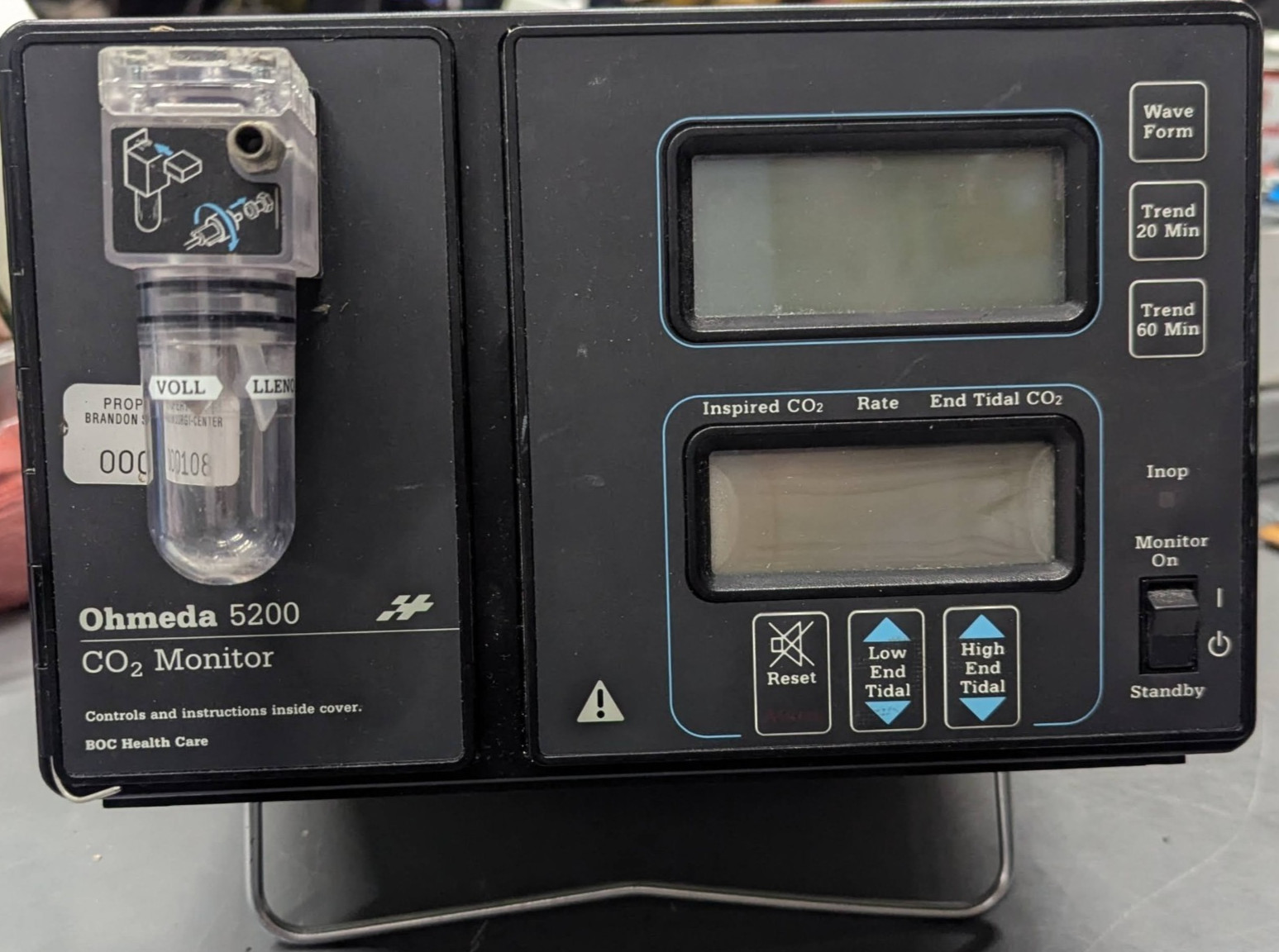Ohmeda 5200 Monitor Capnograph 304-2400-800 - Untested For Parts