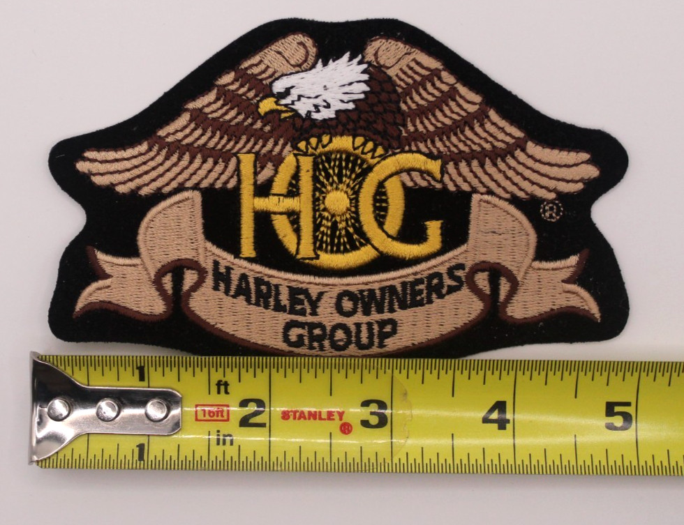 Harley Davidson Owner's Group HOG Iron-On Patch - NEW