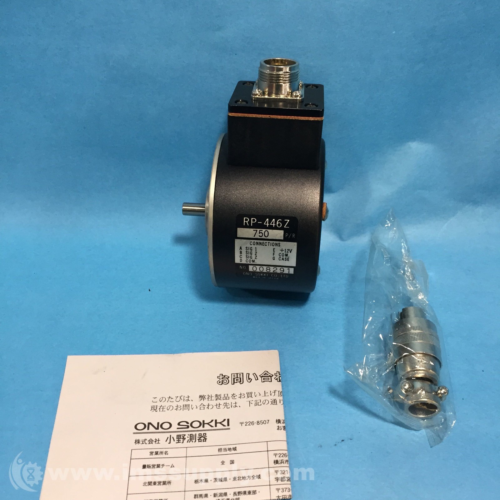 Ono Sokki RP-446Z Rotary Encoder 0669