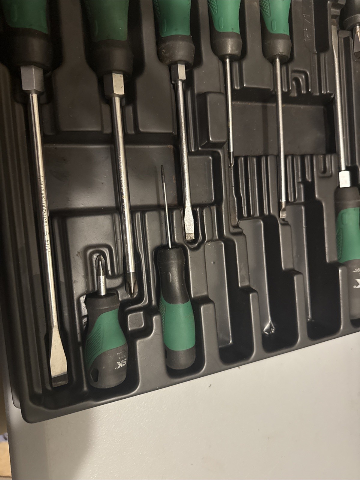 SK Hand Tools 9pc Combination Screwdriver Phillips/flathead Slotted Set
