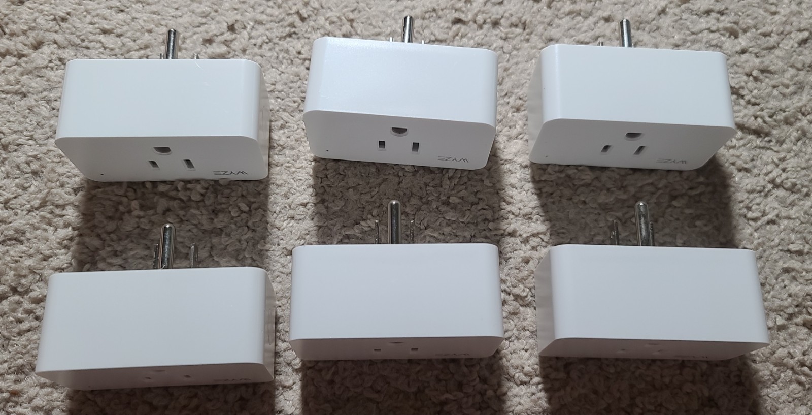 Wyze Compact Smart Plug WLPP1 WLPP1CFH-1 6-Pack