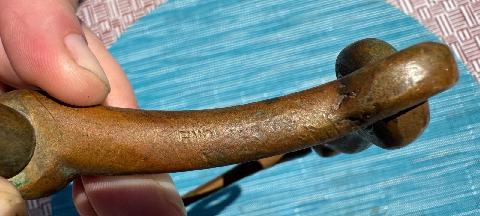 Vintage Full Cheek Snaffle Horse Bit - Solid Nickel - Made in England