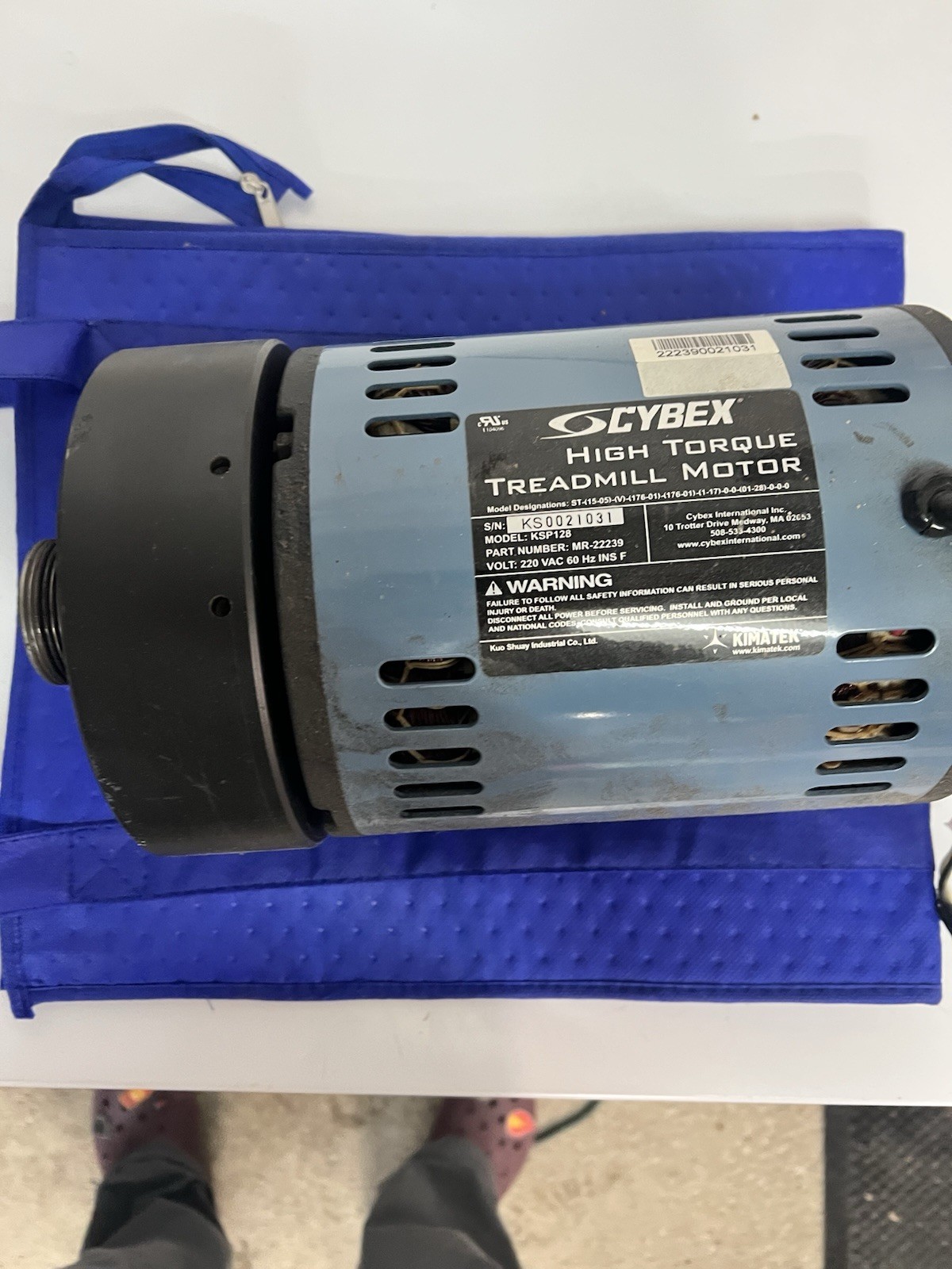 Cybex Treadmill Drive Motor OEM Part# MR-22239 - 525T 625T 650 T 750T 751T 770T