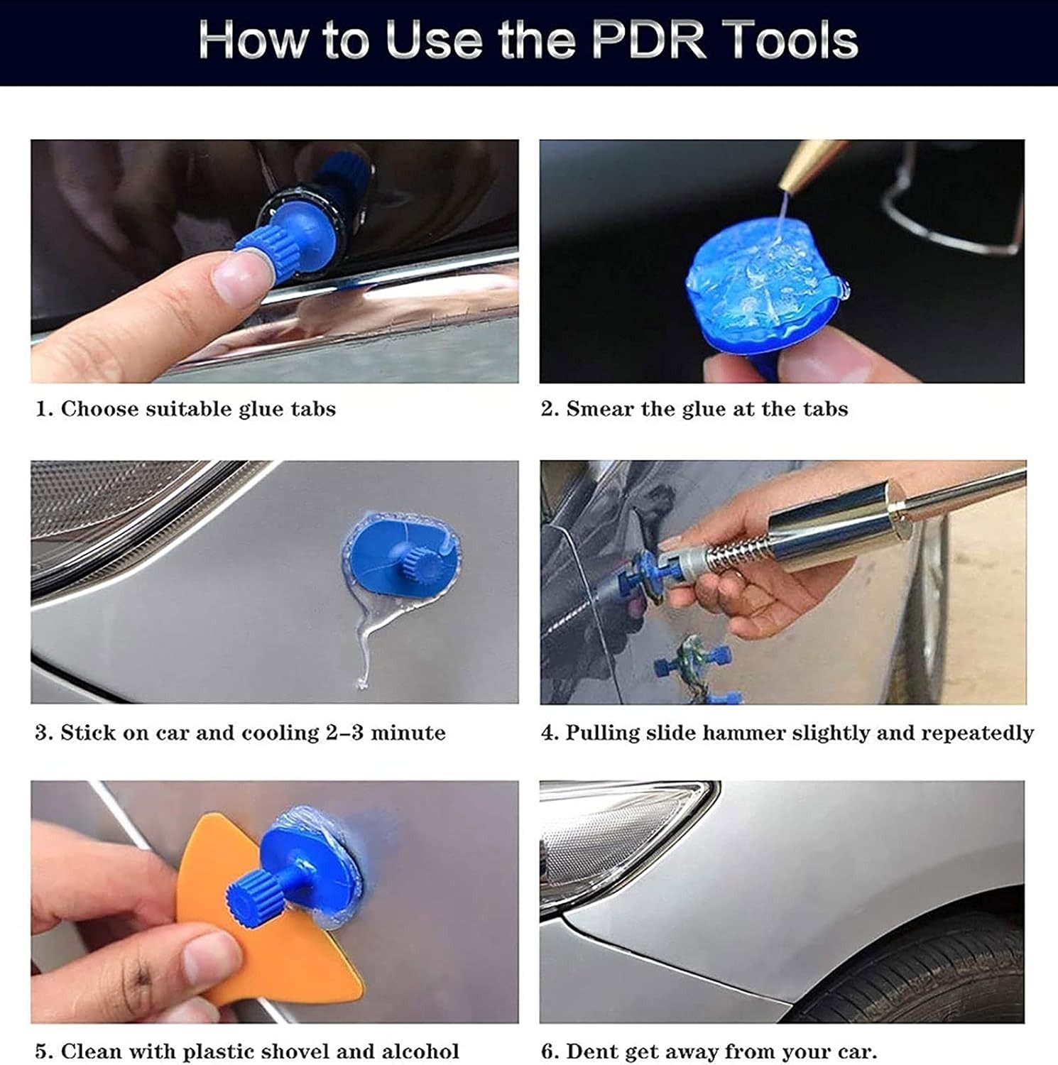 Professional Paintless Dent Puller with Auto Body Tools]^