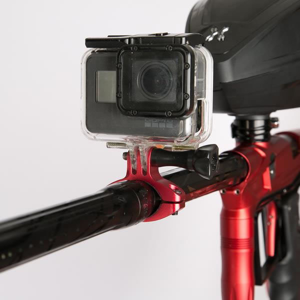 HK Army Barrel Camera Mount - GoPro - Red - Paintball