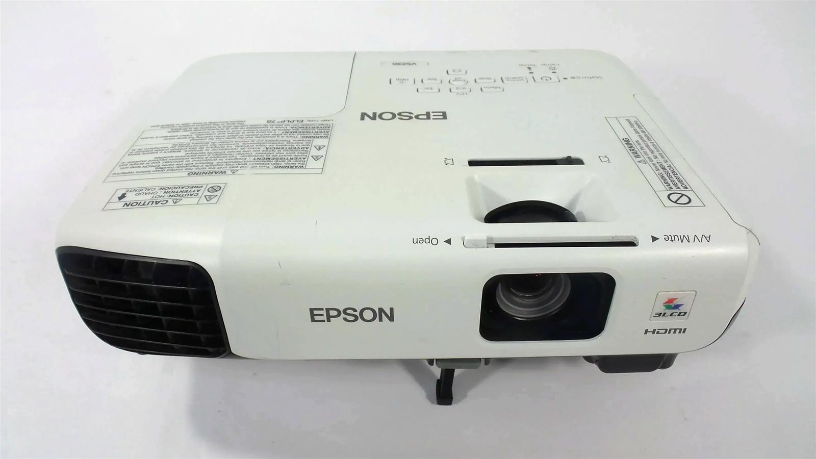 Epson VS230 Home Cinema LCD Projector - HDMI - Lamp Timer : 600 Hours