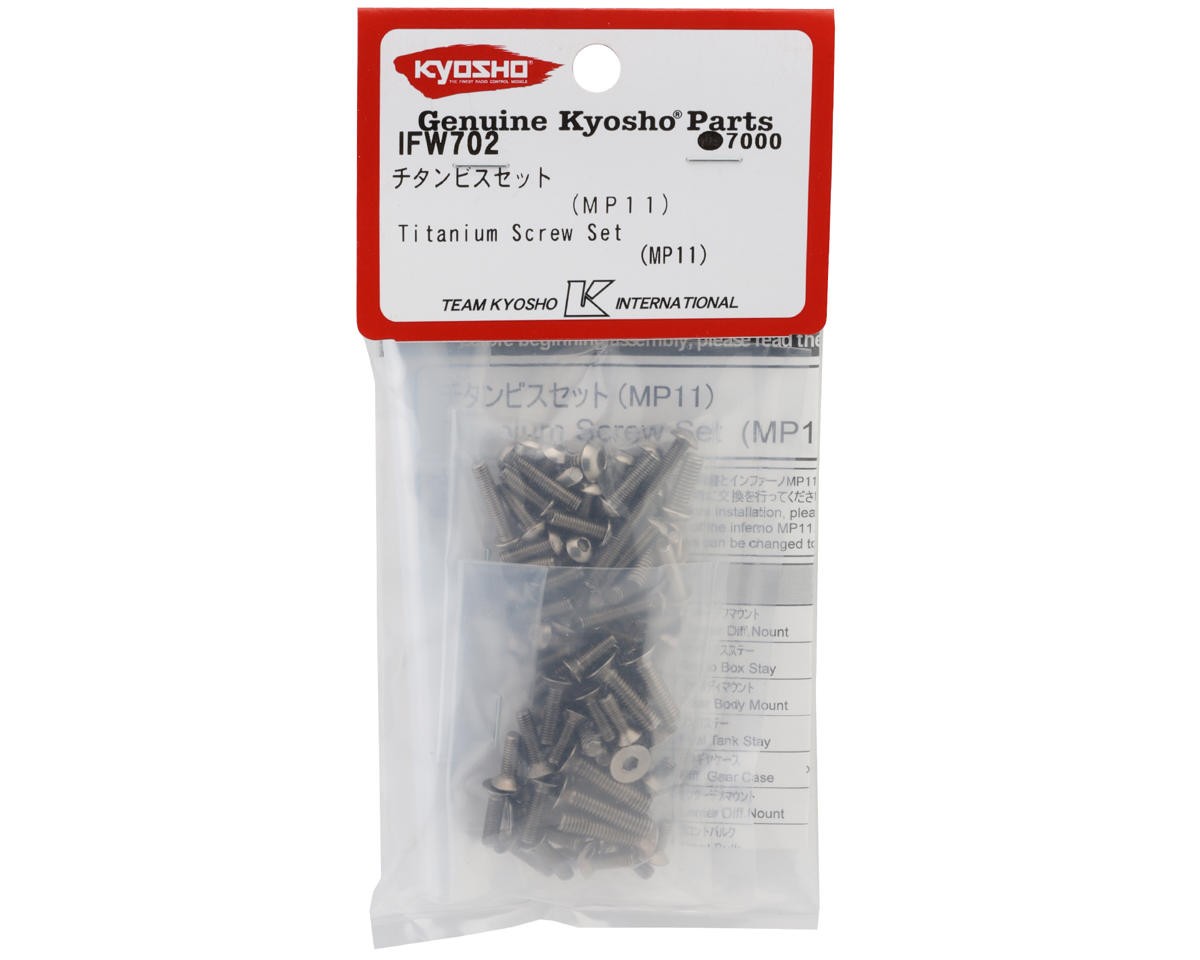 Kyosho Inferno MP11 Titanium Screws Set [KYOIFW702]