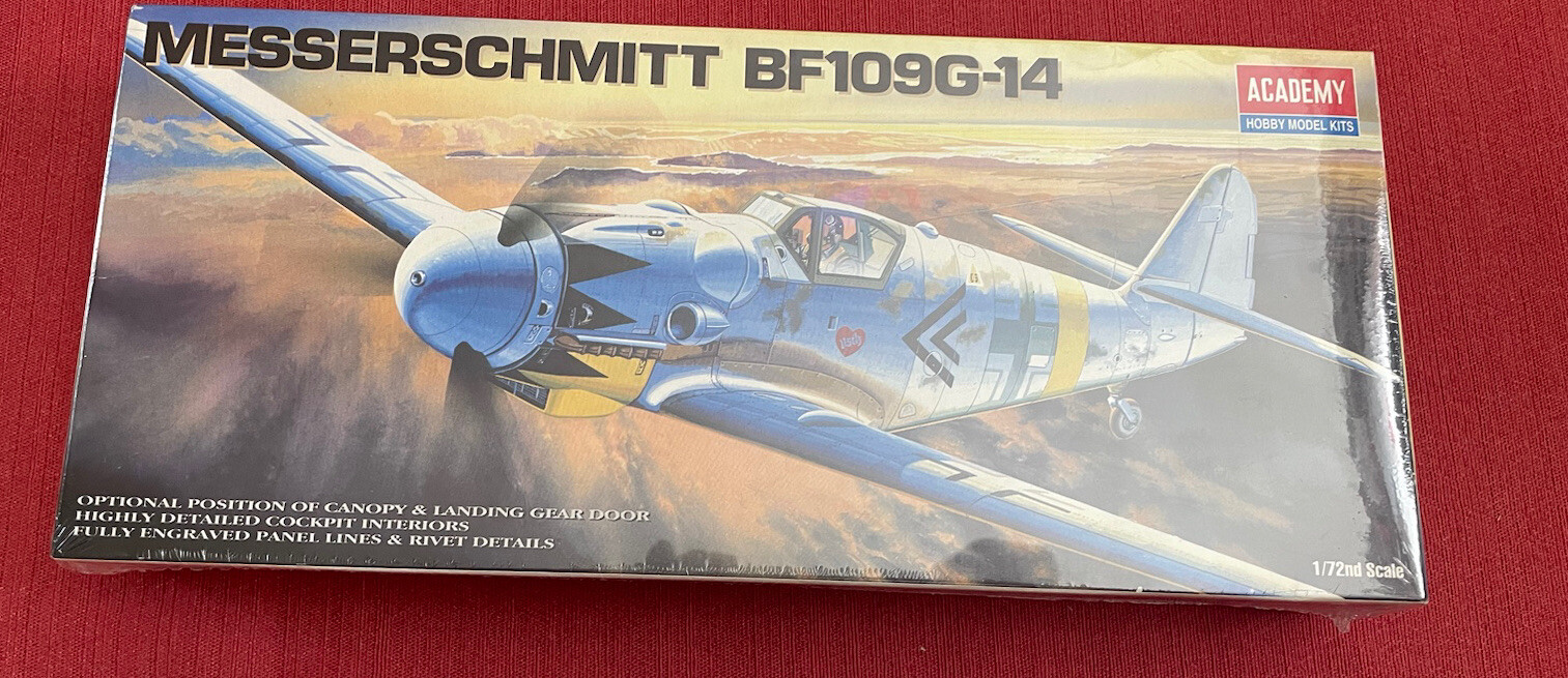 Sealed Nice 1/72 Messerschmitt BF109G-14 Academy  1653