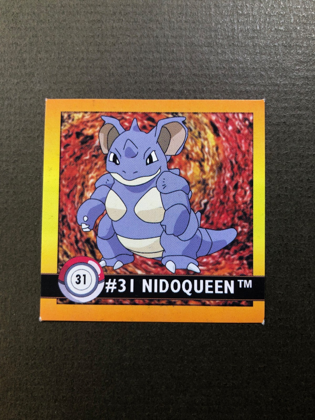 1999 Artbox Pokemon Stickers Series 1 #31 NIDOQUEEN