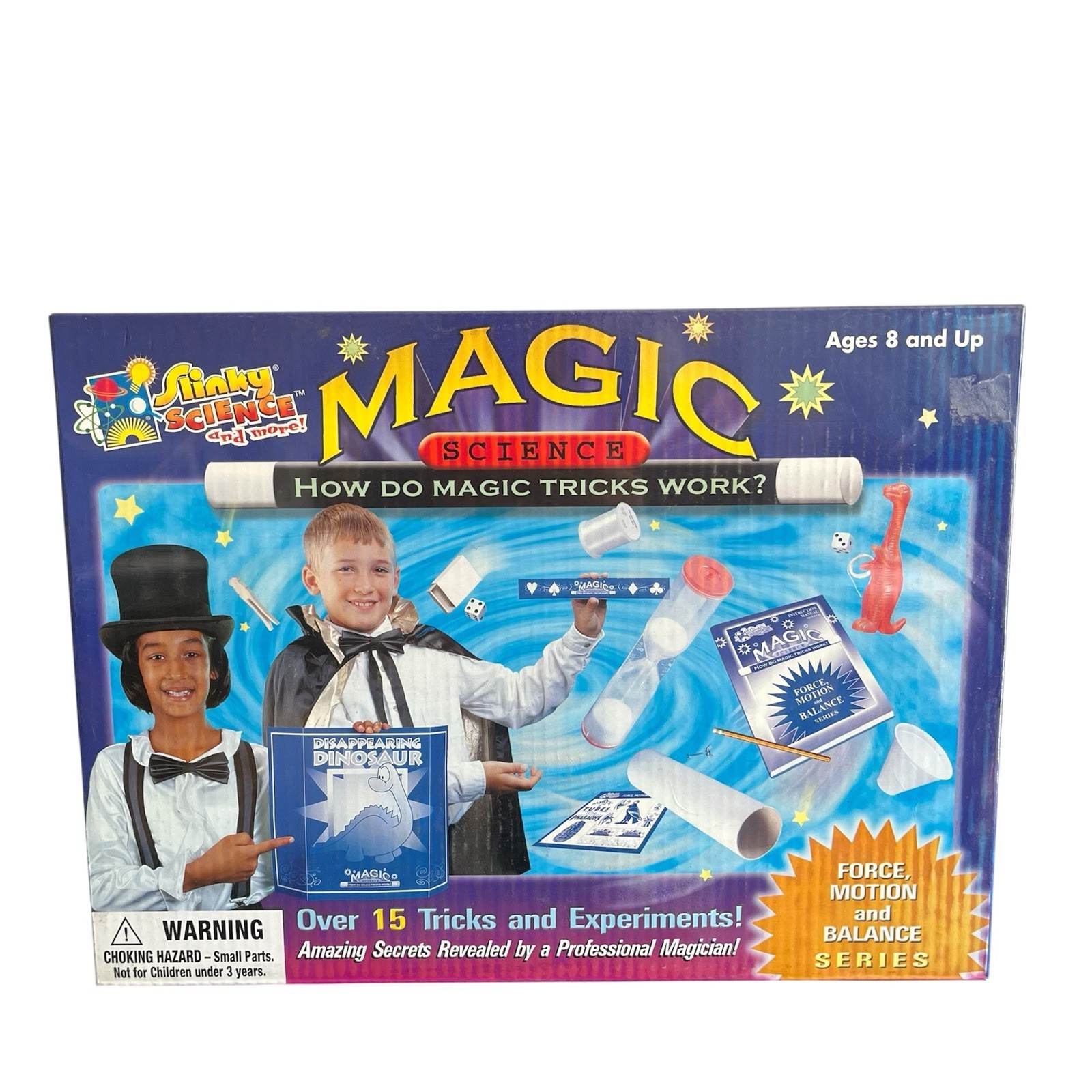 Slinky Science Magic Tricks Force Motion Balance Experiments 8+ Years RARE