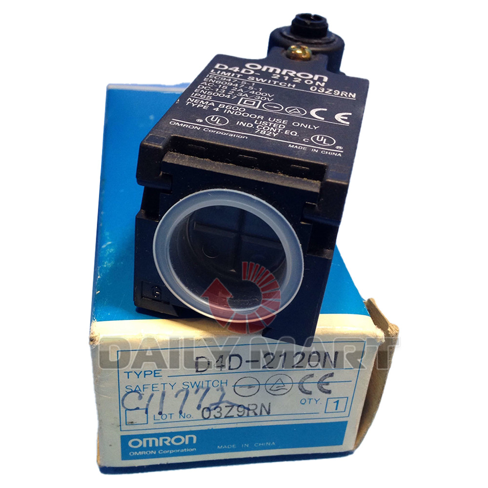 New In Box OMRON D4D-2120N Limit Switch