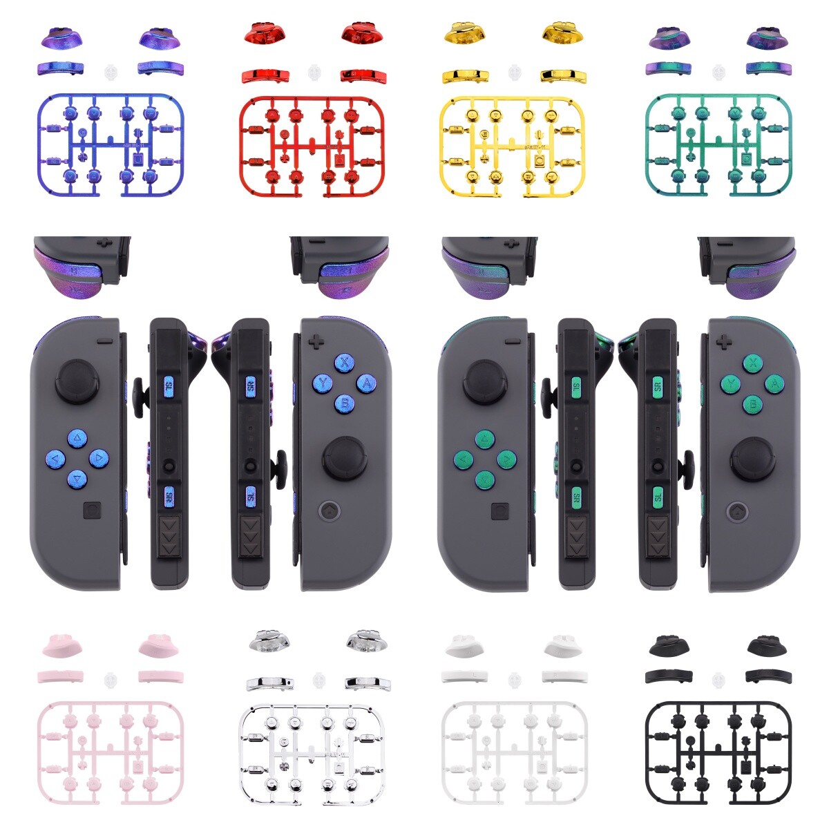 ABXY Direction Keys SR SL L R ZR ZL Buttons for Nintendo Switch & Switch OLED