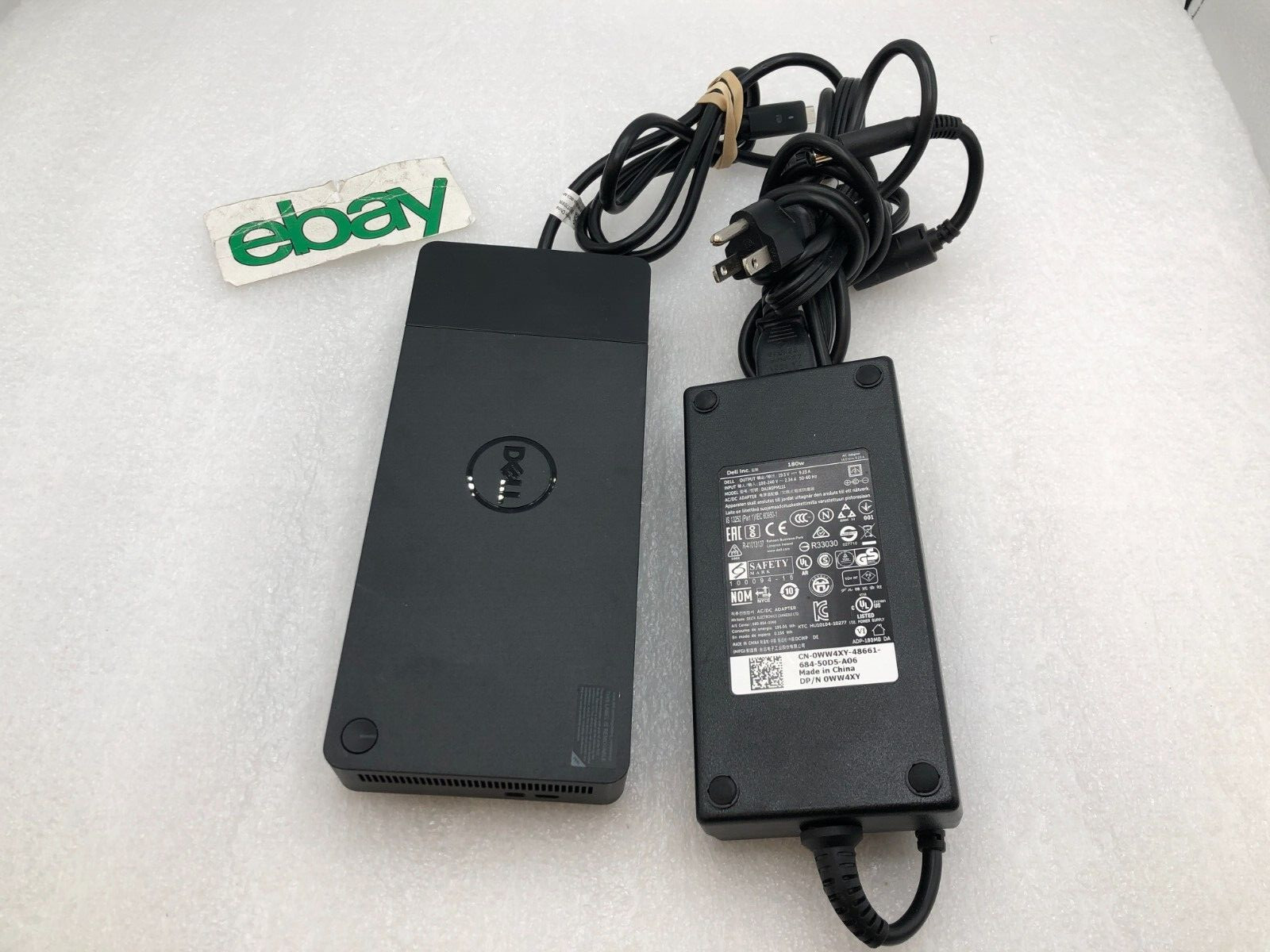 Dell WD19S USB-C K20A001 180W Docking Station W/ 180W ADAPTER - FREE S/H