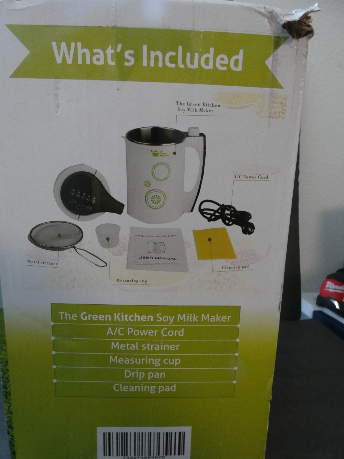 THE GREEN KITCHEN SOY MILK MAKER NC-5