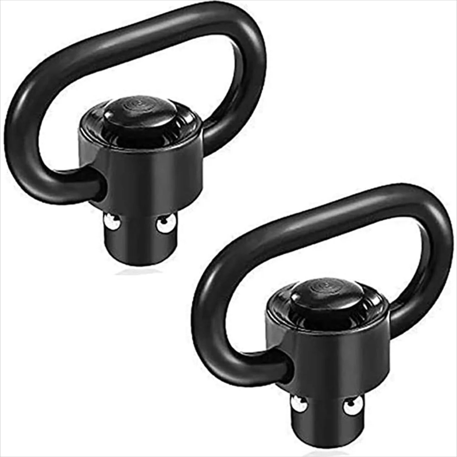 Heavy Duty Flush Push Button Quick Detach 1.25" Rifle QD Sling Swivel Mount